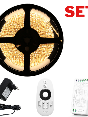 LED Strip 5 meter – Combinatie Set – Warm Wit 3000K – 600 LEDS