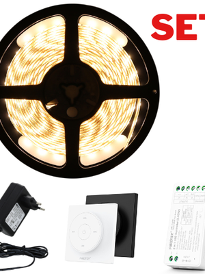 LED Strip 5 meter – Combinatie Set K2 – Warm Wit 3000K - 300LEDS