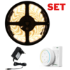 LED Strip 5 meter – Combinatie Set 3 – Warm Wit 3000K - 300LEDS