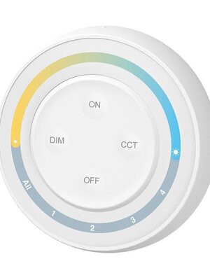 Wandpaneel dimmer en wit kleuren Sunrise S1W+