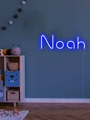 Neon Logo met LED Noah