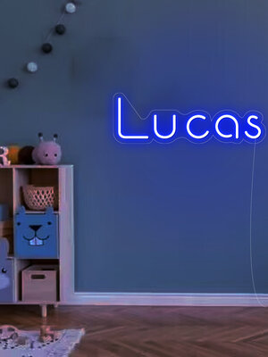 Neon Logo met LED Lucas