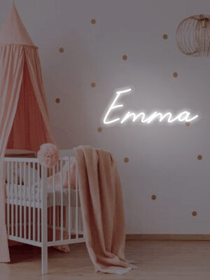 Neon Logo met LED Emma