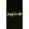 Neon logo met LED happily ever after - huwelijk en bruiloft - warm wit