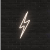 Neon Logo met LED Bliksem - Warm wit LED logo bliksemschicht