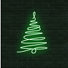 Neon Logo met LED Kerstboom - LED Logo Kerstboom Groen