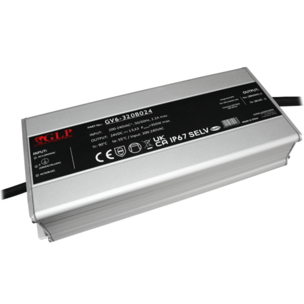 GLP 320 Watt 24 volt Transformator IP67