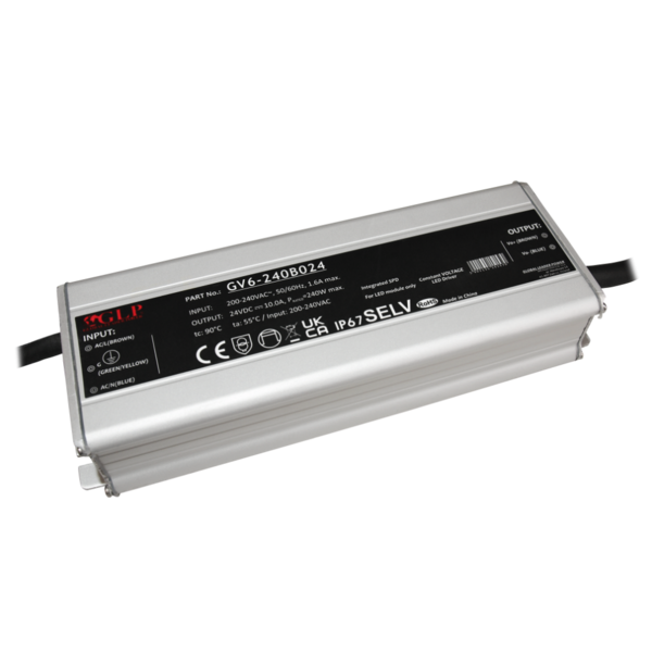 GLP 240 Watt 24 volt Transformator IP67