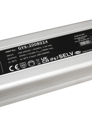 200 Watt 24 volt Transformator IP67