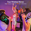 W-King Draagbare 80W Speaker T9-2 Met LED Verlichting 60 Watt RMS Vermogen