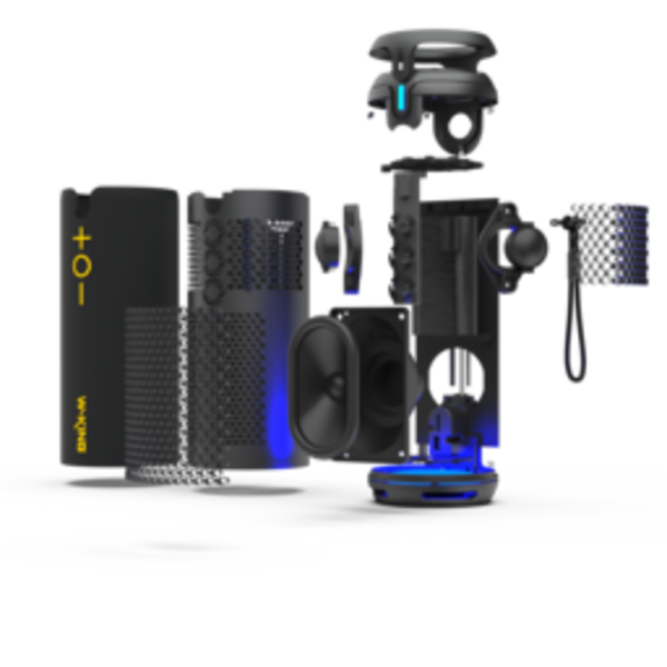 W-King 40W draagbare bluetooth speaker D320 - waterdicht - RGB LED Verlichting