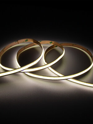 COB LED Strip Helder Wit - 4000K - 5 meter - 24 Volt