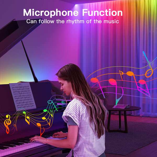 Gledopto WLED Digitale LED Strip Controller met Microfoon - ESP32 - Dynamische kleuren