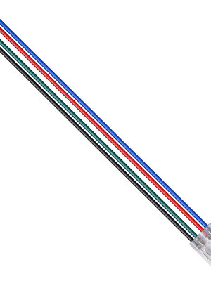 COB LED Strip connector naar draad voor 12mm 4 pins