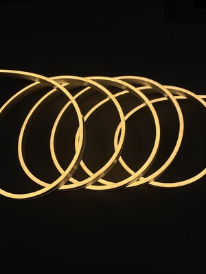 Neon Flex LED Slang 3000K Warm wit - 5 meter