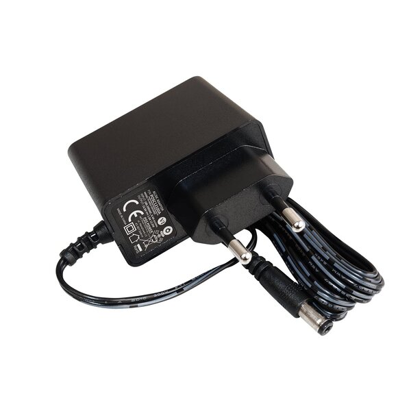 POS LEDStrip Stroomadapter 12 Volt 1 Ampère 12 Watt Wandmodel Zwart