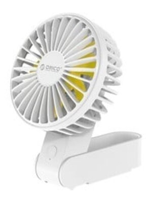 Oplaadbare en opvouwbare ventilator - 3 standen - 2000mAh -  wit
