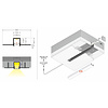 Topmet Stucprofiel voor LEDstrips 2 meter 10mm binnenmaat HIDE10
