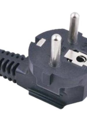 Met bijbehorende stopcontact stekker