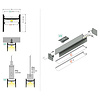 Topmet LEDStrip Opbouw / Ophang profiel 12mm binnenmaat COZY12