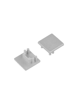 Einddop Zilver voor Topmet COZY12 Profielen