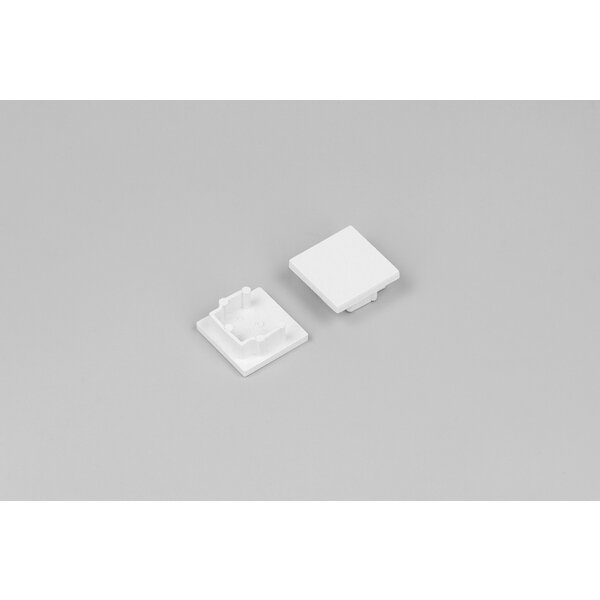 Topmet Einddop Wit voor Topmet HOOD14 Profielen