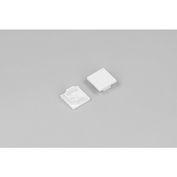 Topmet Einddop Wit voor Topmet LEVEL12 Profielen