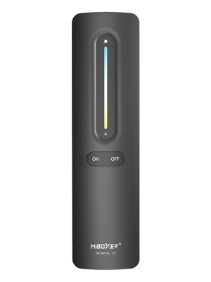 1 Zone afstandsbediening Zwart voor Enkelkleurige en DualWhite LEDStrip Controllers