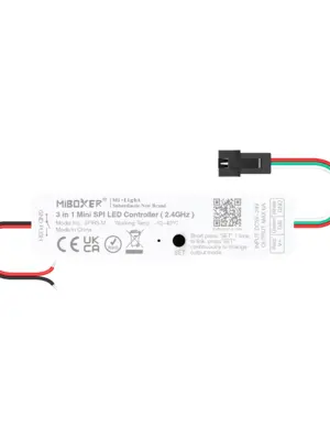 Mini SPI Controller voor Digitale enkelkleurige, RGB en RGBW LEDStrips