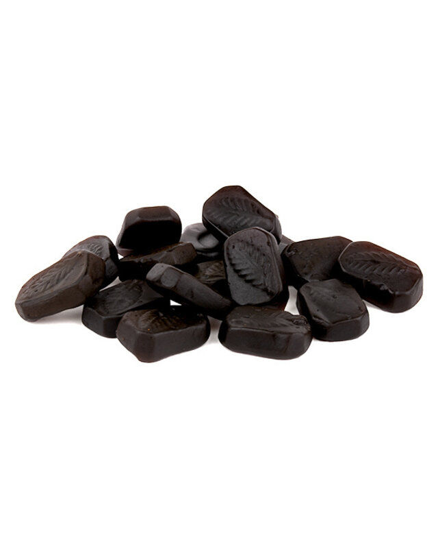 Meenk Laurierblaadjes Drop van Meenk met Arabische Gom