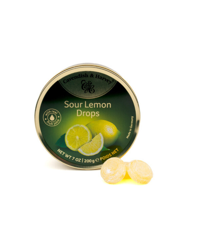 Cavendish & Harvey Sour Lemon Drops Zuurtjes van Cavendish & Harvey