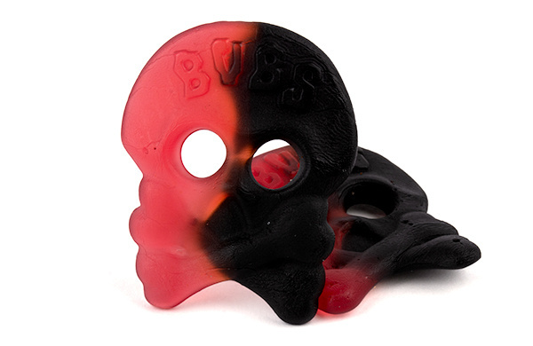 Bubs Framboos Drop Skulls van Bubs