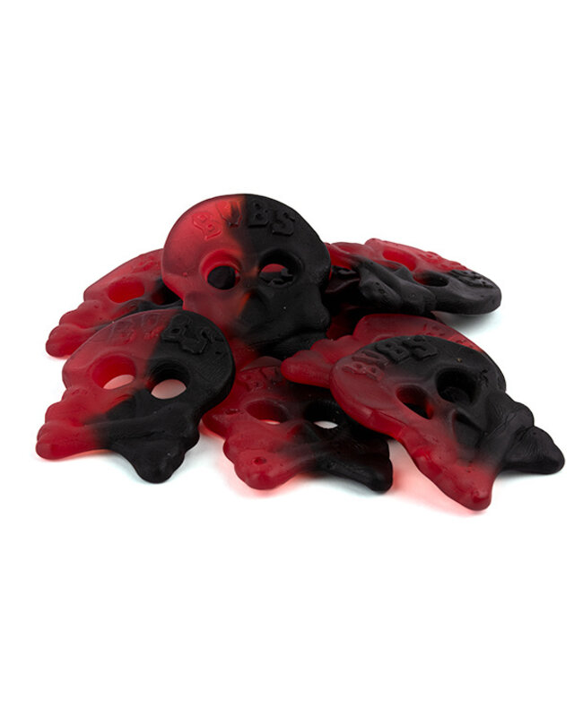 Bubs Framboos Drop Skulls van Bubs