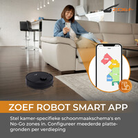 Robot Zoef aspirateur robot Bep 4.0 avec app