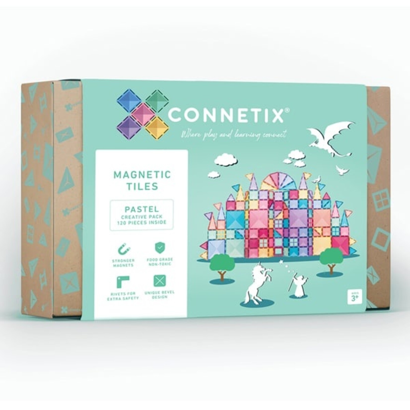 Connetix Connetix - Pastel Creative Pack (120 pcs)