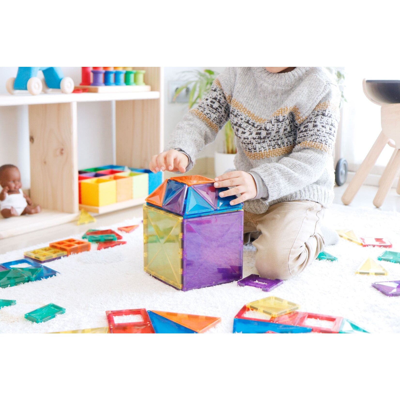 Connetix Connetix - Regenboog Creative Pack (102-delig) | Magnetische Tegels