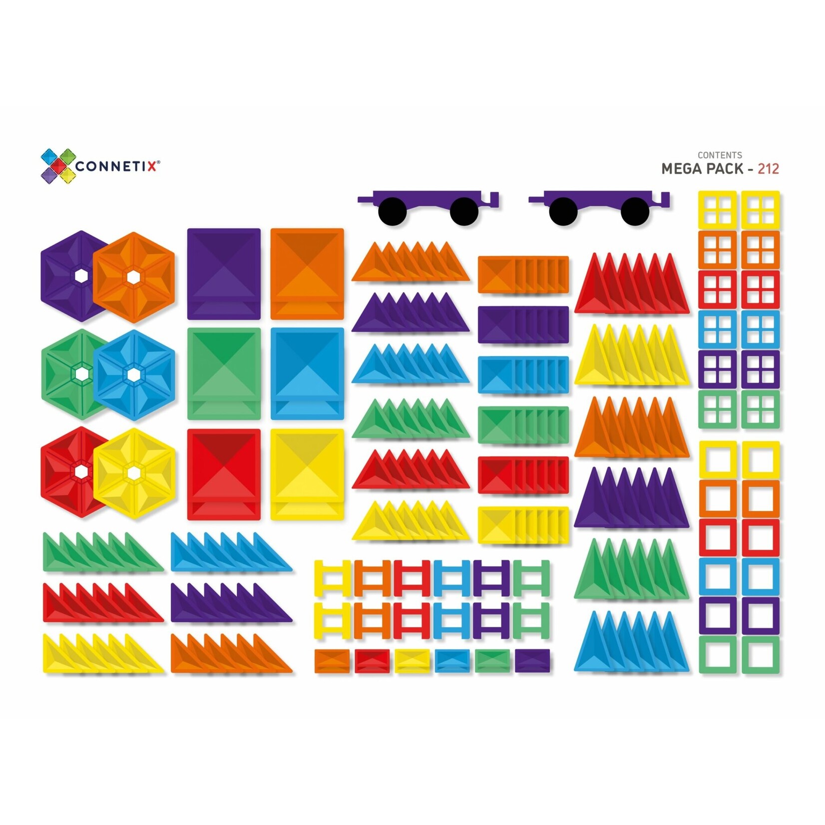 Connetix Connetix - Rainbow Mega Pack (212 pcs)