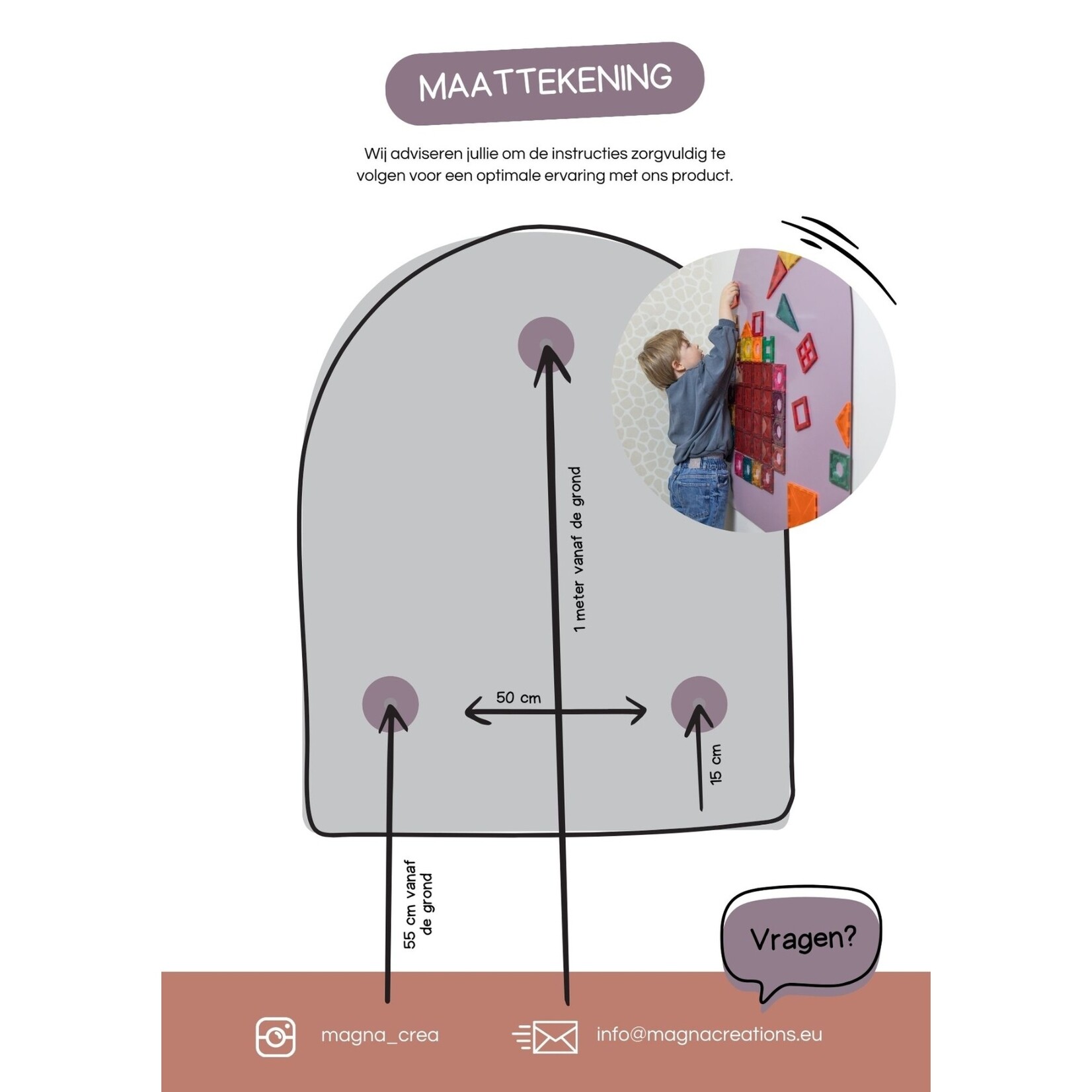 Magna Creations Magna Creations Bow - Groen