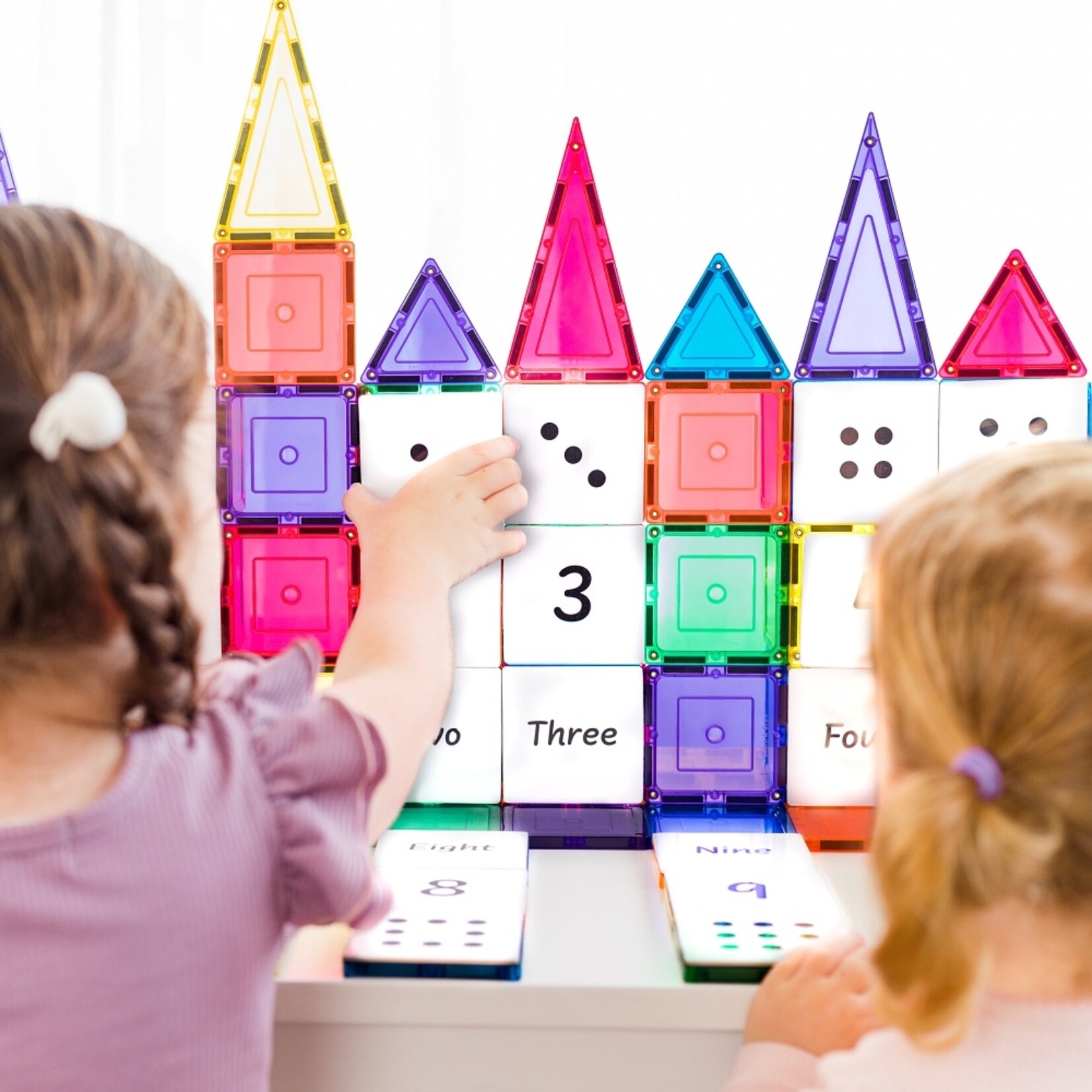 Learn & Grow Learn & Grow - Magnetic Tile Topper -Numeracy Pack (40 pcs)