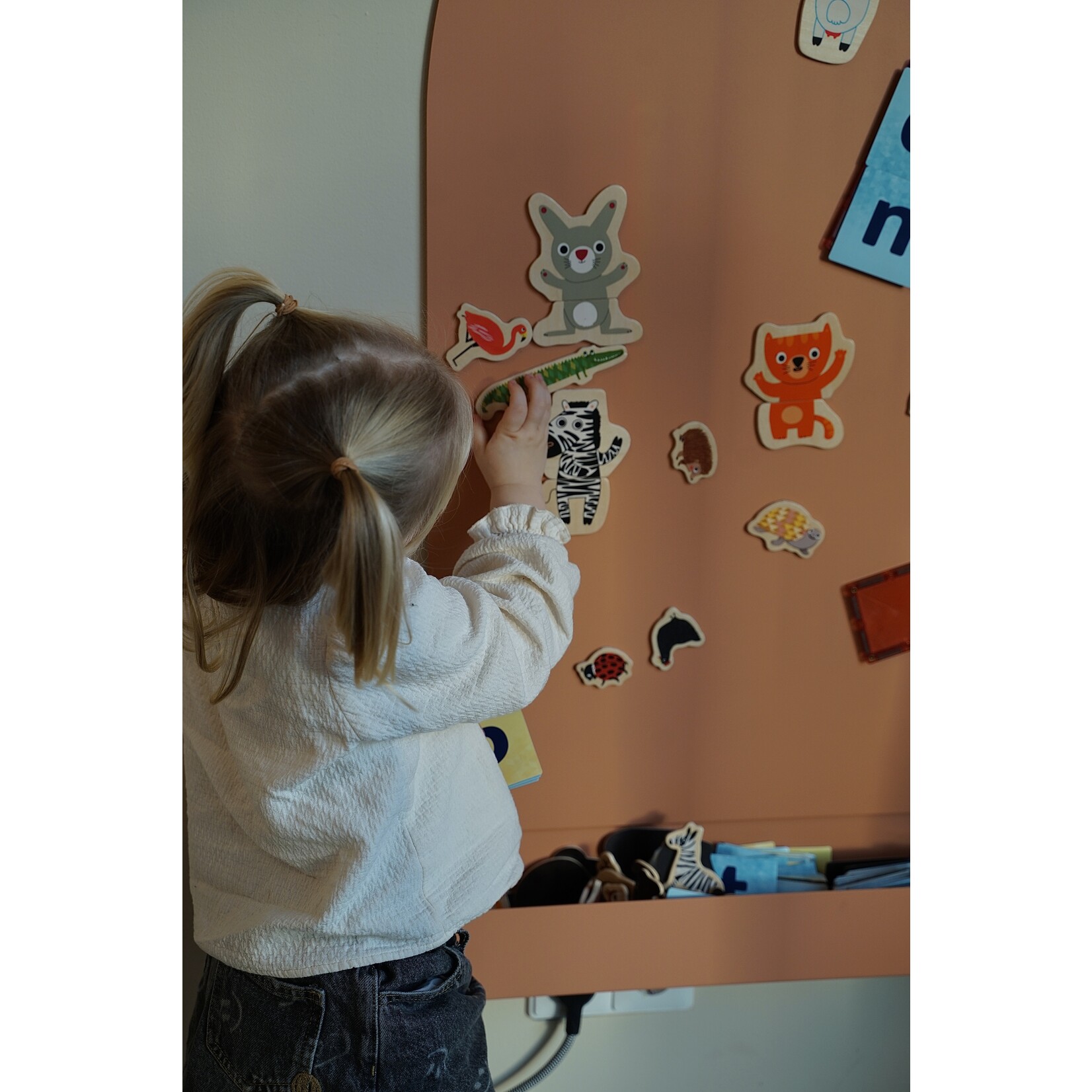 Magna Creations Magna Creations - Bow Storagebox L - Peach