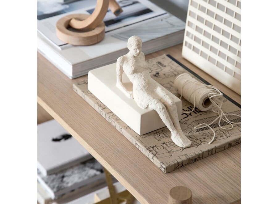 karakter - beeldje - boekensteun - de aandachtige