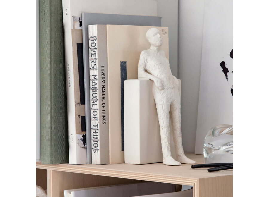 karakter - beeldje - boekensteun - de genieter