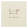 wenskaart - slijpsel - get well soon