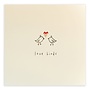 wenskaart - slijpsel - love birds