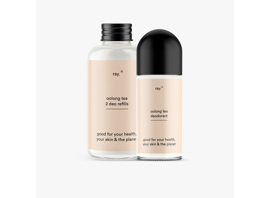 ray - 2 deo refills - 100% natuurlijk - oolong tea