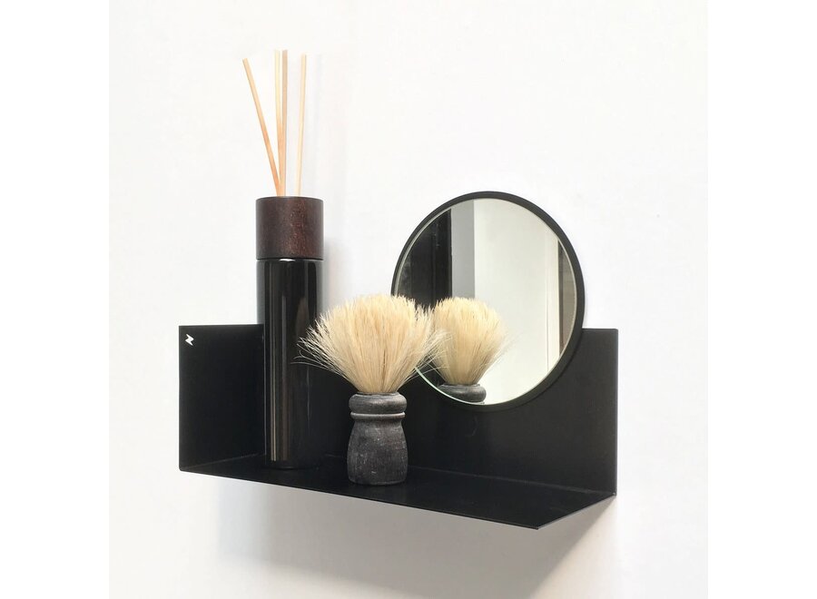 magnetisch schap - staal - zwart