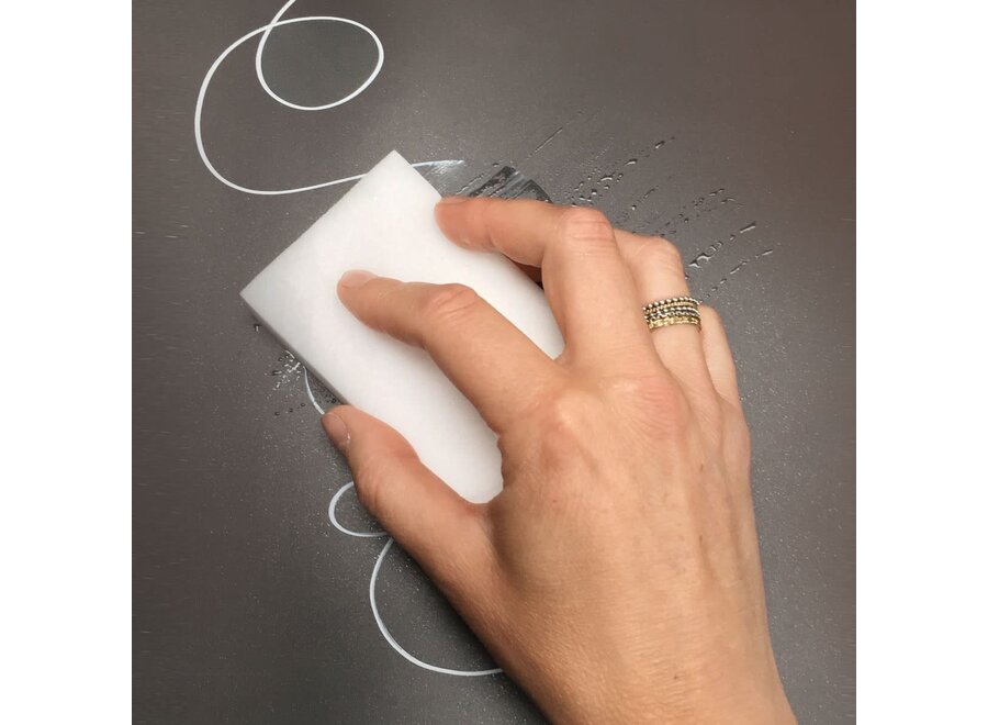 krijtstift - wit incL wonderspons