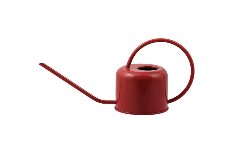 gieter 0,9l - emaille - rood