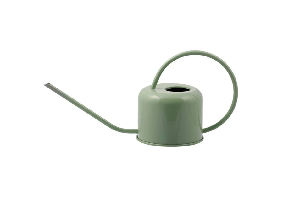 gieter 0,9l - emaille - muntgroen