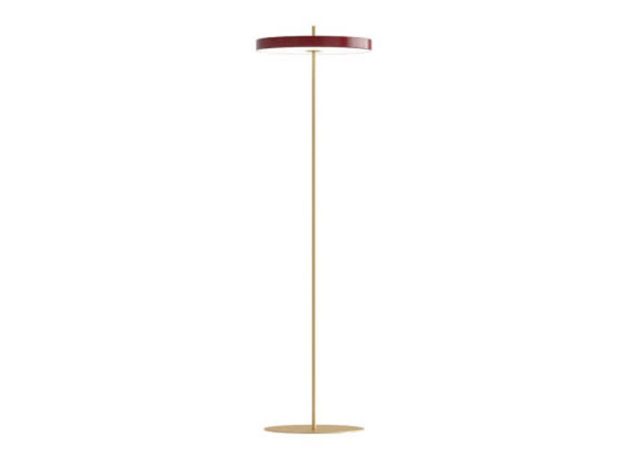 staande lamp - ruby red - (op bestelling)